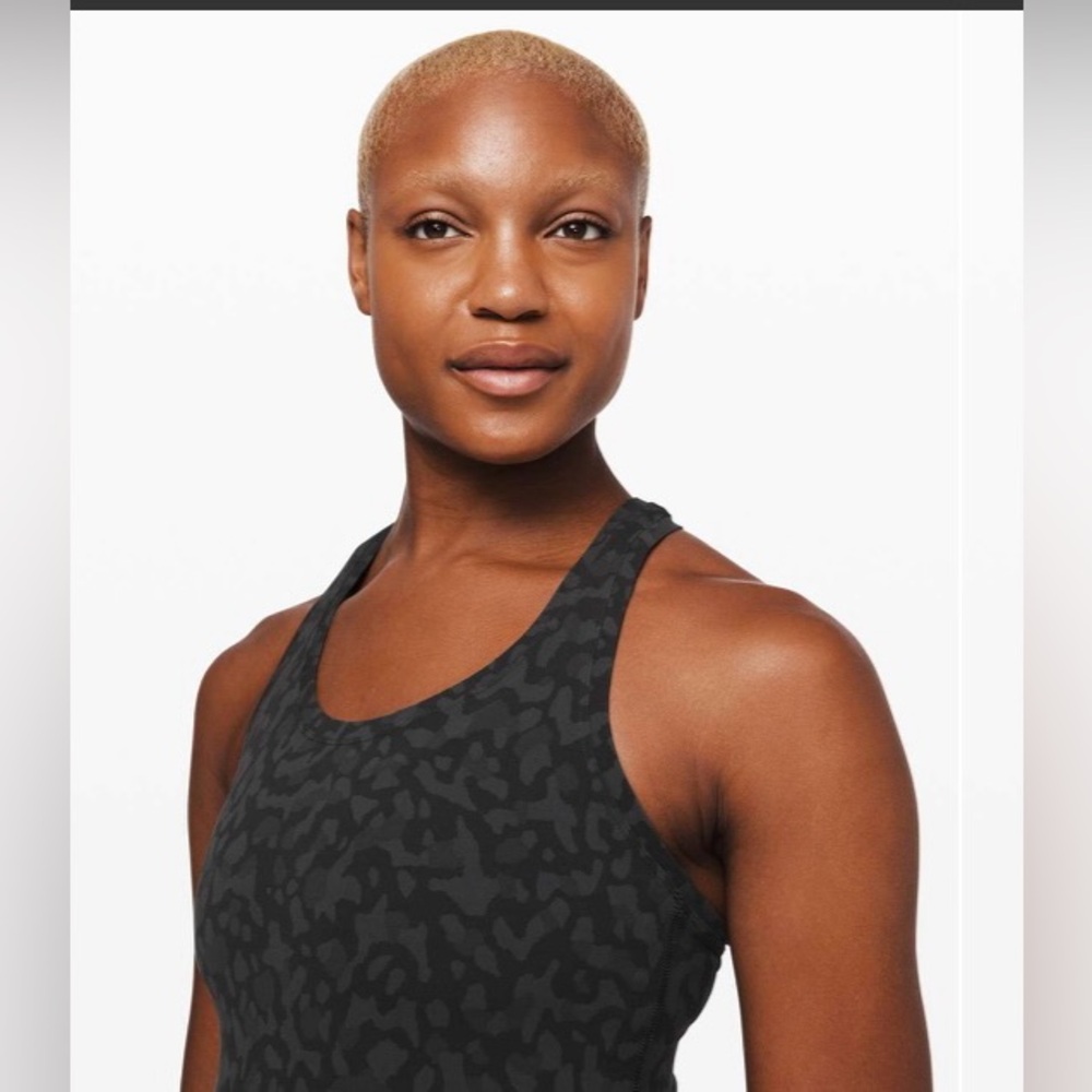 Lululemon Cool Racerback II *Nulu Formation Camo Deep Coal Multi Size 4